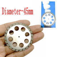 Big Size laboratorium dentystyczne polerowanie diament dwustronna tarcza tnąca do cięcia dentystycznego tynk tarcza koła laboratorium dentystyczne narzędzie 40 i 45mm 2